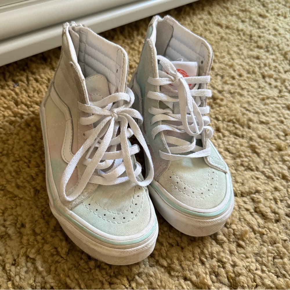 Vans Kids Sk8-Hi Zip Rainbow Shoes